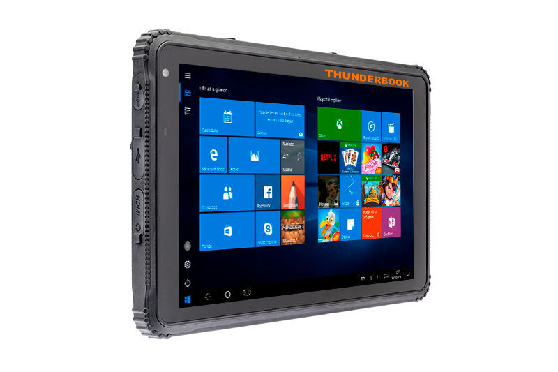 10&quot; Rugged Tablet PC TITAN W100 - Frontal izquierda