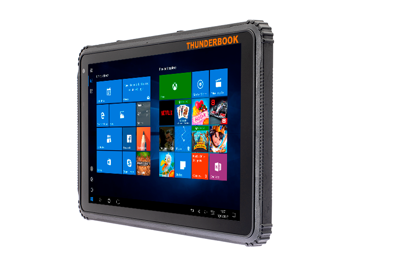 10&quot; Rugged Tablet PC TITAN W100 - Frontal derecha