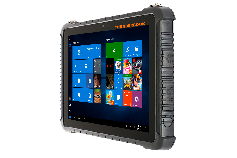 Tablet industrial COLOSSUS W105 - Frontal izquierda