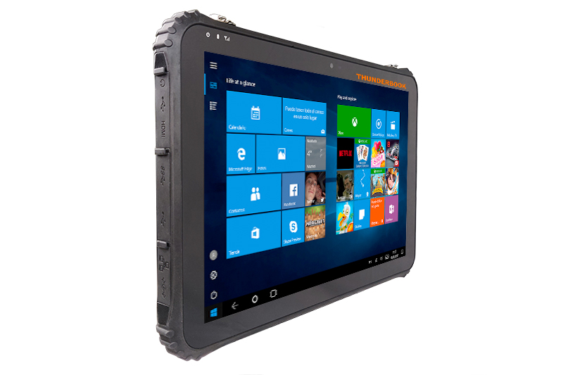 Tablet Rugerizado 12&quot; COLOSSUS W125 - Frontal izquierda