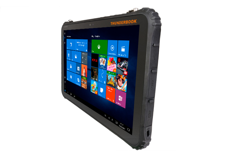 Tablet Rugerizado 12&quot; COLOSSUS W125 - Frontal Derecha