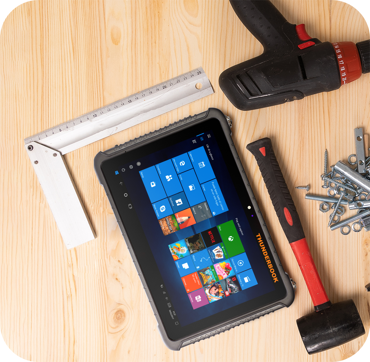 SIS Windows 10 Rugged Tablet Data Collector